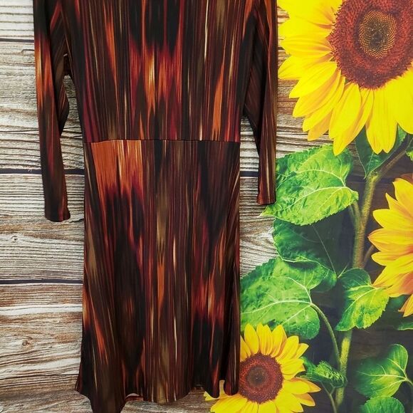 Alex Marie midi dress fall colors size small NWT - Picture 2 of 7